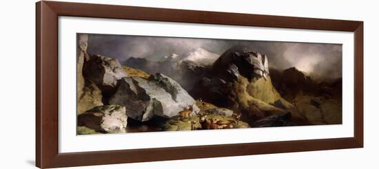 The Deer Pass-Edwin Henry Landseer-Framed Giclee Print