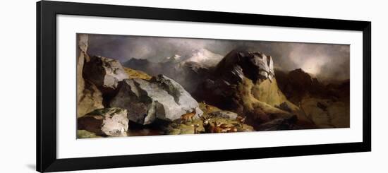 The Deer Pass-Edwin Henry Landseer-Framed Giclee Print