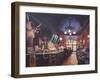 The Deer Pub - Typical Bar Scene In Ireland Scotland or England-M. Bleichner-Framed Art Print