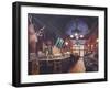 The Deer Pub - Typical Bar Scene In Ireland Scotland or England-M. Bleichner-Framed Art Print