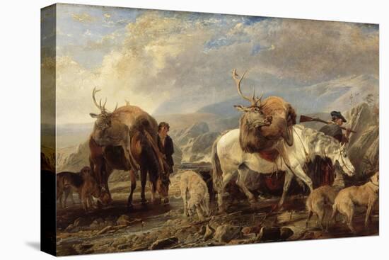 The Deer Stalker's Return, 1846-Richard Ansdell-Stretched Canvas