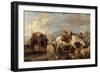 The Deer Stalker's Return, 1846-Richard Ansdell-Framed Giclee Print