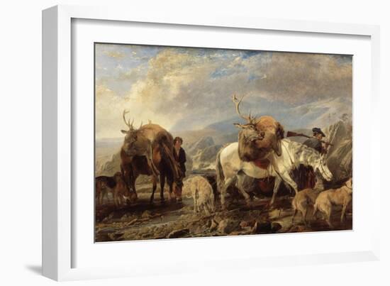 The Deer Stalker's Return, 1846-Richard Ansdell-Framed Giclee Print