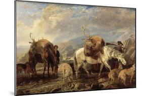 The Deer Stalker's Return, 1846-Richard Ansdell-Mounted Giclee Print