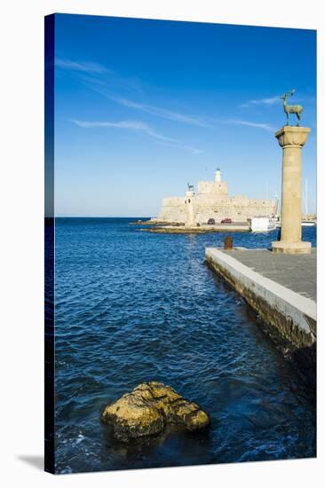 The Deers, the Medieval Old Town of the City of Rhodes, Rhodes, Dodecanese Islands, Greek Islands-Michael Runkel-Stretched Canvas