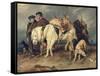 The Deerstalkers' Return, 1827-Edwin Henry Landseer-Framed Stretched Canvas