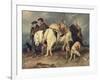 The Deerstalkers' Return, 1827-Edwin Henry Landseer-Framed Giclee Print