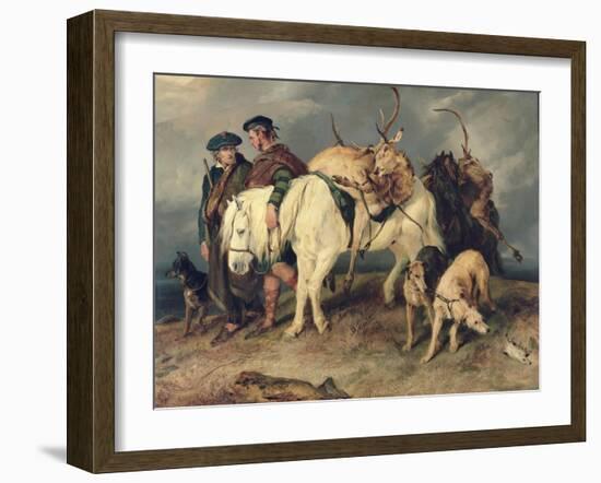 The Deerstalkers' Return, 1827-Edwin Henry Landseer-Framed Giclee Print