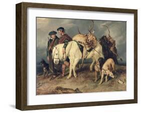 The Deerstalkers' Return, 1827-Edwin Henry Landseer-Framed Giclee Print