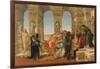 The Defamation of Apelles, 1494-95-Sandro Botticelli-Framed Giclee Print