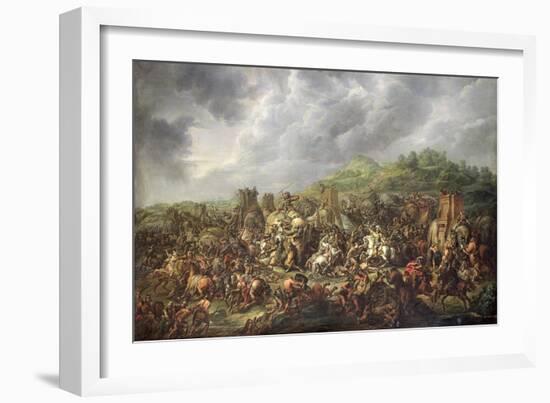 The Defeat of Porus by Alexander the Great 327 BC-Francois Louis Joseph Watteau-Framed Giclee Print