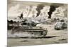 The Defeat of the Afrika Corps at El Alamein-null-Mounted Giclee Print