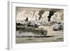 The Defeat of the Afrika Corps at El Alamein-null-Framed Giclee Print