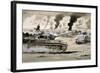 The Defeat of the Afrika Corps at El Alamein-null-Framed Giclee Print