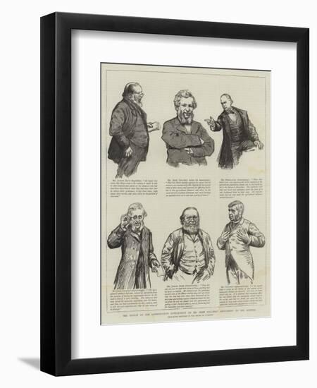 The Defeat of the Conservative Government on Mr Jesse Collings' Amendment to the Address-null-Framed Giclee Print