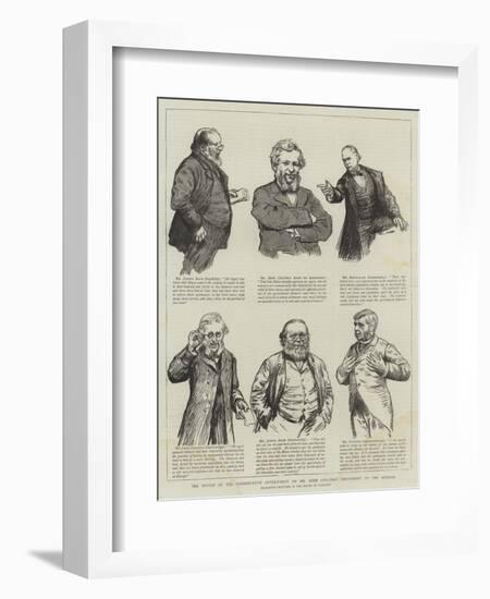 The Defeat of the Conservative Government on Mr Jesse Collings' Amendment to the Address-null-Framed Giclee Print