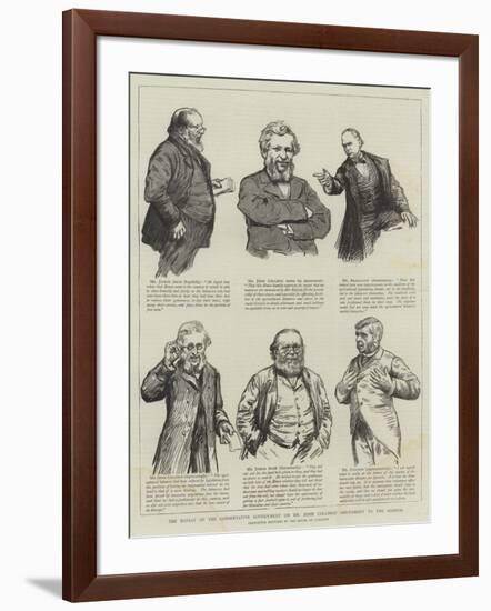 The Defeat of the Conservative Government on Mr Jesse Collings' Amendment to the Address-null-Framed Giclee Print