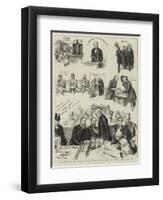 The Defeat of the Gladstone Ministry, Scenes in the House of Commons, Friday, 12th June-Sydney Prior Hall-Framed Giclee Print