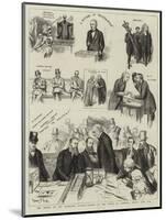 The Defeat of the Gladstone Ministry, Scenes in the House of Commons, Friday, 12th June-Sydney Prior Hall-Mounted Giclee Print