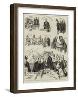 The Defeat of the Gladstone Ministry, Scenes in the House of Commons, Friday, 12th June-Sydney Prior Hall-Framed Giclee Print