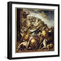 The defeat of the Saracens, The end of the Saracens invasion in Spain in 1492-Juan de Valdes Leal-Framed Giclee Print