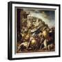 The defeat of the Saracens, The end of the Saracens invasion in Spain in 1492-Juan de Valdes Leal-Framed Giclee Print