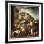 The defeat of the Saracens, The end of the Saracens invasion in Spain in 1492-Juan de Valdes Leal-Framed Giclee Print