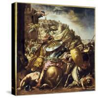 The defeat of the Saracens, The end of the Saracens invasion in Spain in 1492-Juan de Valdes Leal-Stretched Canvas