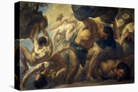 The Defeat of the Titans, 1636-1638-Jacob Jordaens-Stretched Canvas