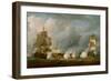 The 'Defence' at the Battle of the 1 June 1794, 1811 (Oil on Canvas)-Nicholas Pocock-Framed Giclee Print