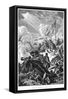 The Defence of Bunker Hill, 1775-null-Framed Stretched Canvas