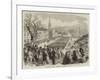 The Defence of Canada, Inspection of Volunteers at Quebec-null-Framed Giclee Print