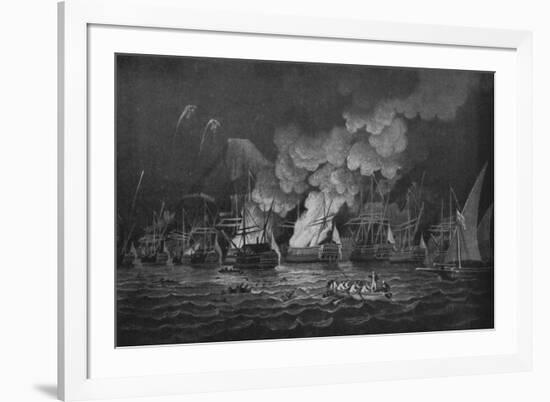 'The Defence of Gibraltar', c1785-Thomas Luny-Framed Giclee Print