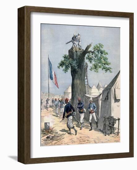 The Defence of Haut-Niger, French Sudan, 1891-Henri Meyer-Framed Giclee Print