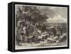 The Defence of Paris, Cattle and Sheep in the Bois De Boulogne-Arthur Hopkins-Framed Stretched Canvas