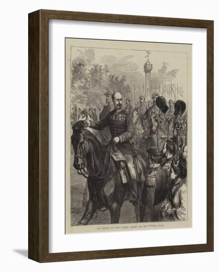 The Defence of Paris, General Trochu and the National Guard-Godefroy Durand-Framed Giclee Print