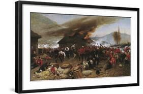 The Defence of Rorke's Drift-Alphonse Marie de Neuville-Framed Giclee Print