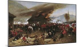 The Defence of Rorke's Drift-Alphonse Marie de Neuville-Mounted Giclee Print