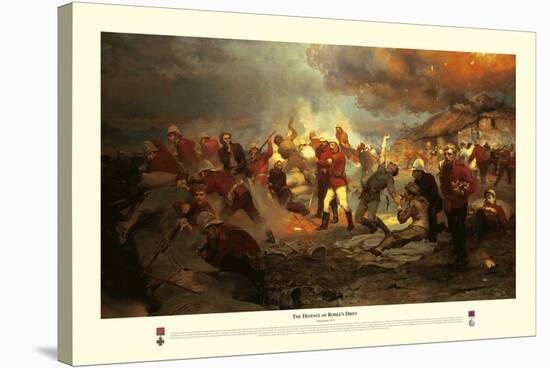 The Defence Of Rorke's Drift-Lady Butler-Stretched Canvas
