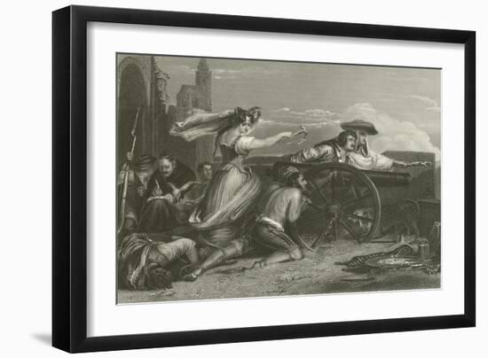 The Defence of Saragossa, Spain, 1808-Sir David Wilkie-Framed Giclee Print