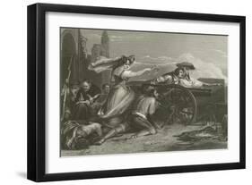 The Defence of Saragossa, Spain, 1808-Sir David Wilkie-Framed Giclee Print