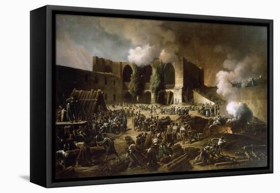 The Defence of the Castle of Burgos in October 1812-François-Joseph Heim-Framed Stretched Canvas