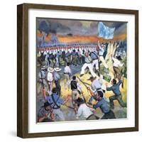 The Defence of the Eureka Stockade-Mcbride-Framed Giclee Print