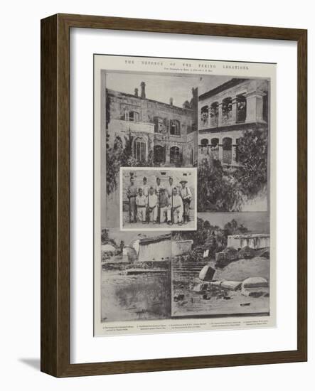 The Defence of the Peking Legations-Henry Charles Seppings Wright-Framed Giclee Print