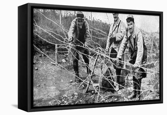 The Defences of Carency, France, 1915-null-Framed Stretched Canvas