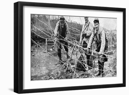 The Defences of Carency, France, 1915-null-Framed Giclee Print