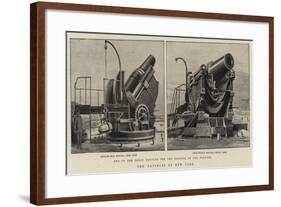 The Defences of New York-null-Framed Giclee Print