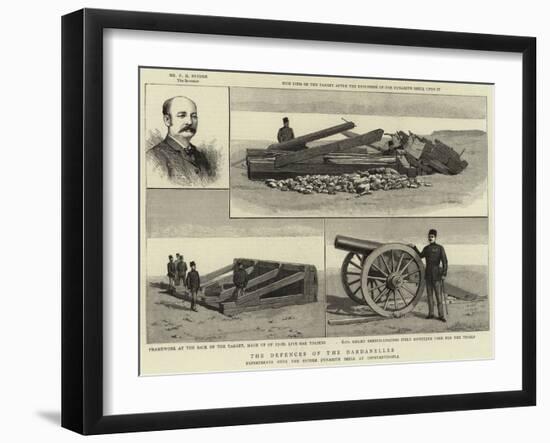 The Defences of the Dardanelles-null-Framed Giclee Print