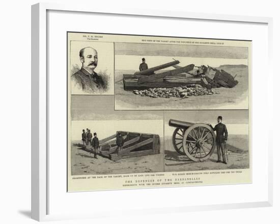 The Defences of the Dardanelles-null-Framed Giclee Print