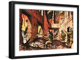 The Defense of Stalingrad During the Second World War-Dan Escott-Framed Giclee Print